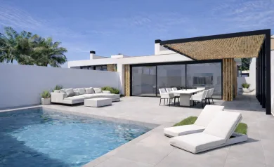 New Build Villas with Private Pool Near La Serena Golf in Los Alcazares