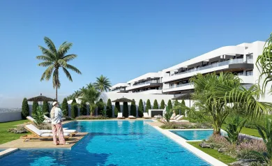 New Build Golf Front Apartments and Villas in La Serena Golf Los Alcazares