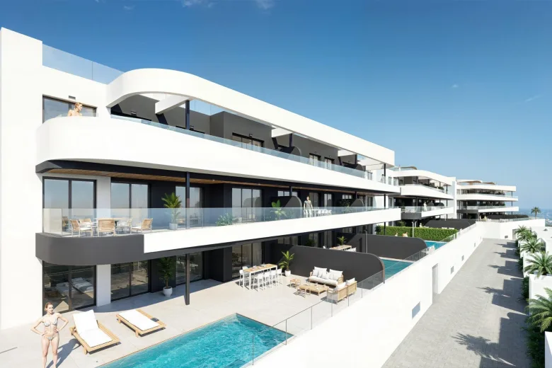Planskisse — New Build Golf Front Apartments and Villas in La Serena Golf Los Alcazares