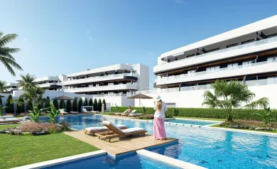 New Build Golf Front Apartments and Villas in La Serena Golf Los Alcazares