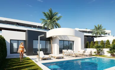 New Build Golf Front Apartments and Villas in La Serena Golf Los Alcazares