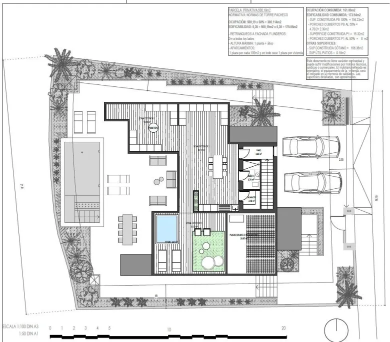 Planskisse — Luksusvilla med direkte utsikt mot innsjøen i Santa Rosalia Lake and Life Resort, Murcia