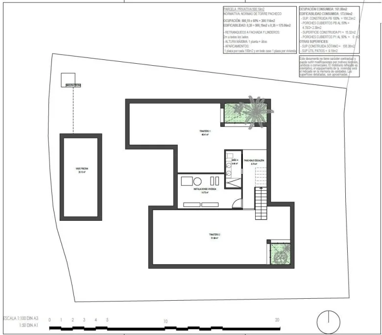 Planskisse — Luksusvilla med direkte utsikt mot innsjøen i Santa Rosalia Lake and Life Resort, Murcia