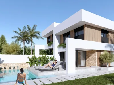 Moderne tomannsboliger med privat basseng i Las Filipinas-Orihuela Costa