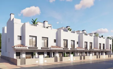 Moderne rekkehus nær golfbaner i Santa Rosalia-Murcia