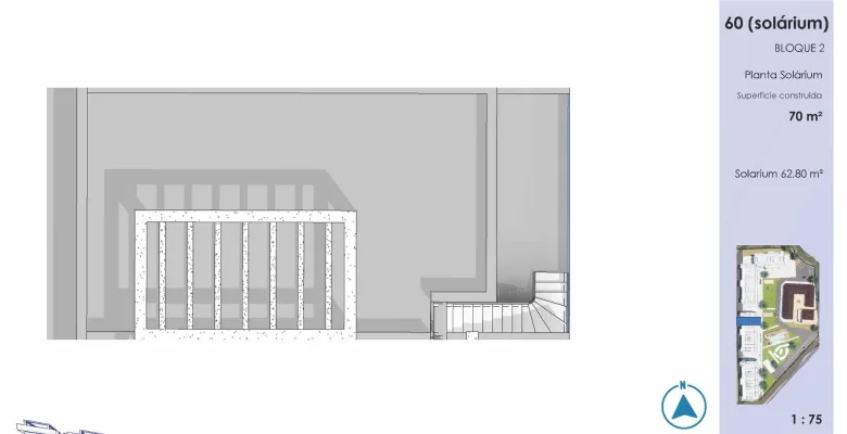 Planskisse — Penthouse | Moderne leilighet med 2 soverom og takterrasse i Oasis Garden