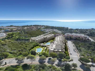 Nybyggede leiligheter med havutsikt i Bahía de las Rocas, Manilva, Costa del Sol