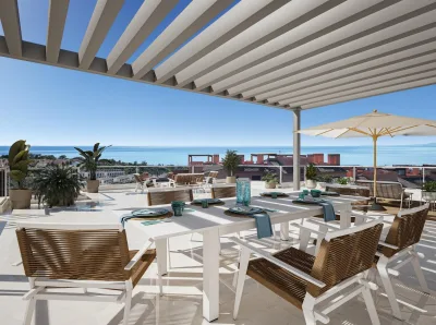 Nybyggede leiligheter med havutsikt i Bahía de las Rocas, Manilva, Costa del Sol