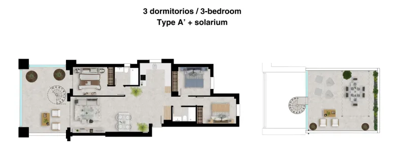 Planskisse — New Build Apartments with Sea Views in Bahía de las Rocas Manilva Costa del Sol
