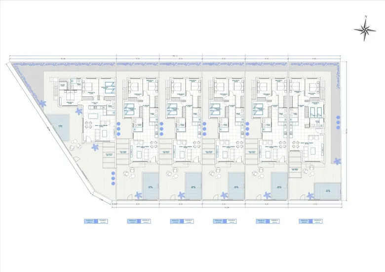 Planskisse — Exclusive New Build Villas with Private Pool Near the Beach in Los Alcazares