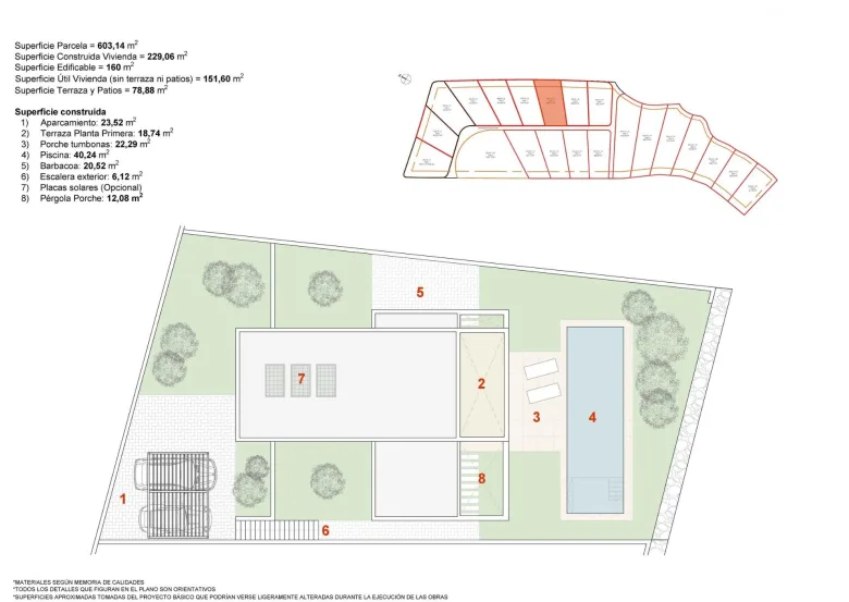 Planskisse — Eksklusive moderne villaer i Finestrat
