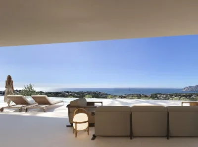 Luksuriøs, moderne villa med panoramautsikt over havet i Montemar, Benissa