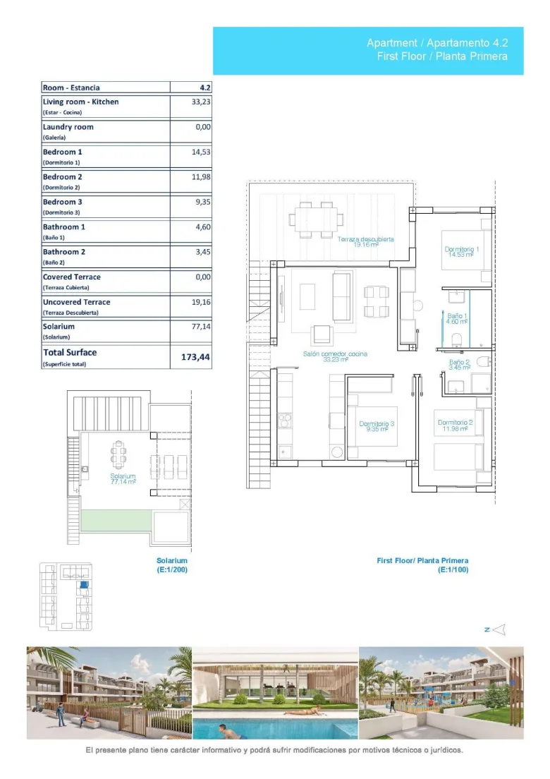 Planskisse — Luxury Tourist Apartments Just 150m from Las Higuericas Beach – Torre de la Horadada
