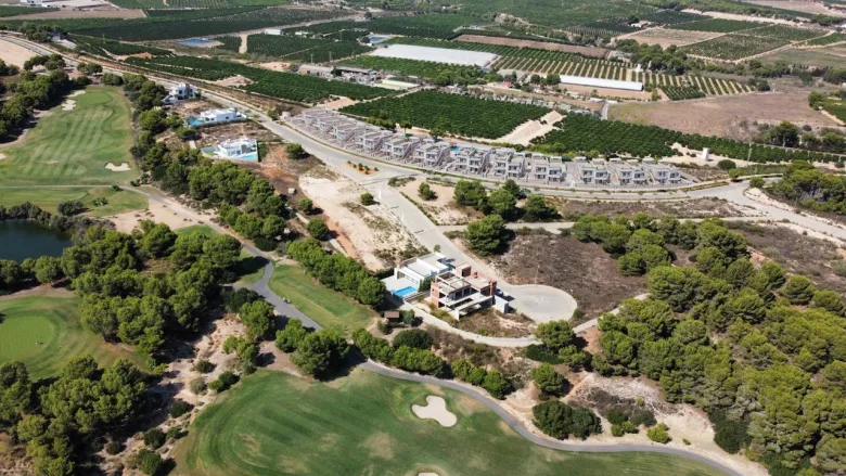 Planskisse — Nye bungalower i Lo Romero Golf Resort, Pilar de la Horadada