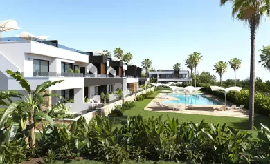Bungalow i toppetasjen med privat takterrasse i Lo Marabú, Ciudad Quesada
