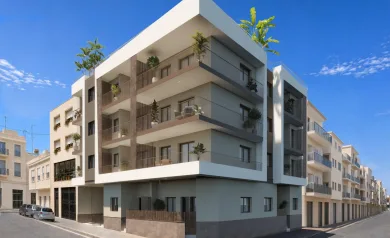 Nybygg -  leiligheter i hjertet av Santa Pola, bare 600 meter fra stranden