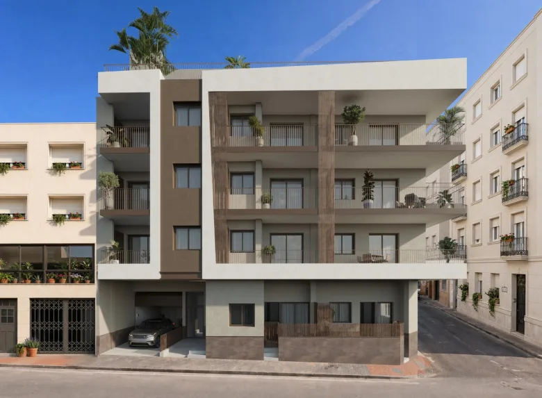 Planskisse — Nybygg -  leiligheter i hjertet av Santa Pola, bare 600 meter fra stranden