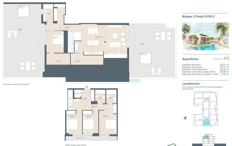 Planskisse — NEW RESIDENTIAL IN JAVEA 5 MINUTES FROM THE BEACH, THE PORT AND THE CENTER !!!