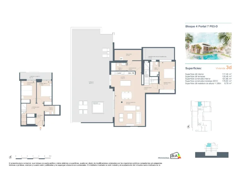 Planskisse — NEW RESIDENTIAL IN JAVEA 5 MINUTES FROM THE BEACH, THE PORT AND THE CENTER !!!