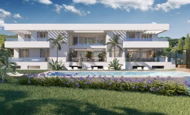NYBYGGET LUKSUSVILLA MED HAVUTSIKT I EL PARAISO GOLF, NÆR ESTEPONA