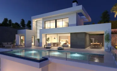 NEW BUILD VILLA WITH THE SEA VIEWS IN CUMBRE DEL SOL