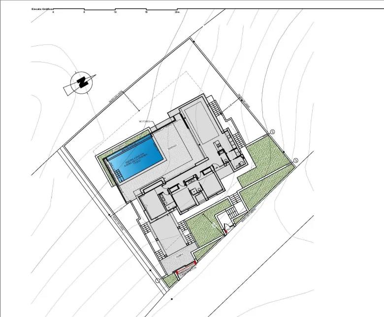 Planskisse — NEW BUILD VILLA WITH THE SEA VIEWS IN CUMBRE DEL SOL