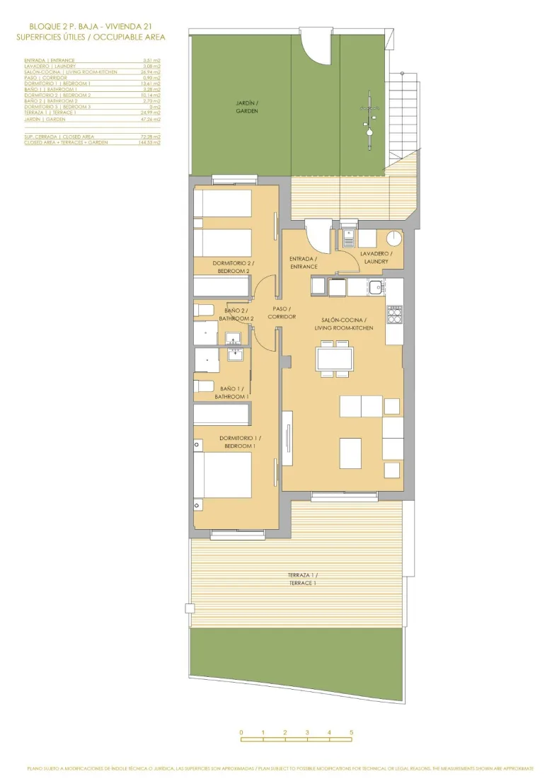 Planskisse — NEW BUILD RESIDENTIAL OF BUNGALOW APARTMENTS IN VISTABELLA