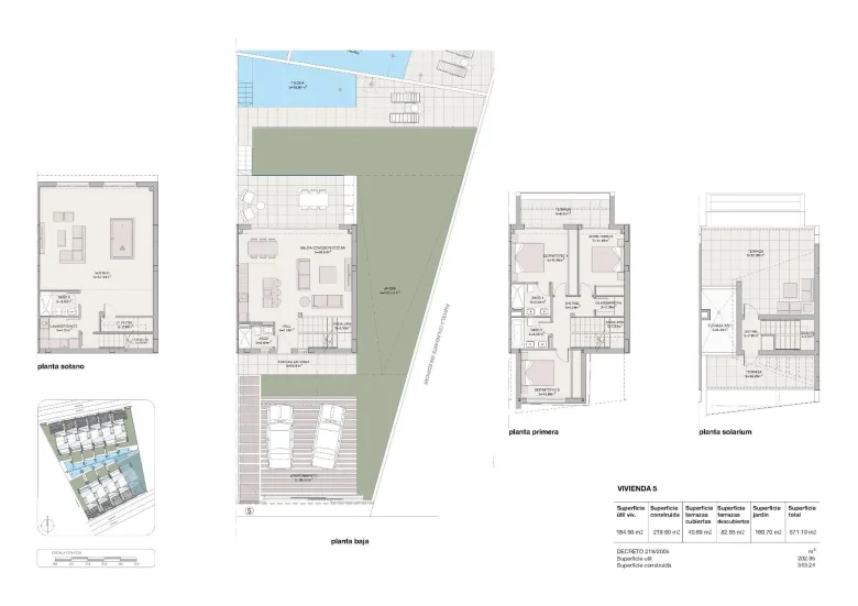 Planskisse — Exclusive New Build Residential Complex in Los Flamingos, Estepona