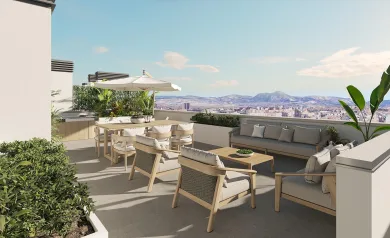 New Construction Residential Development in San Agustín, Alicante, with Stunning City Views