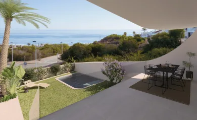 Nybygde bungalower med havutsikt i La Mata, Torrevieja