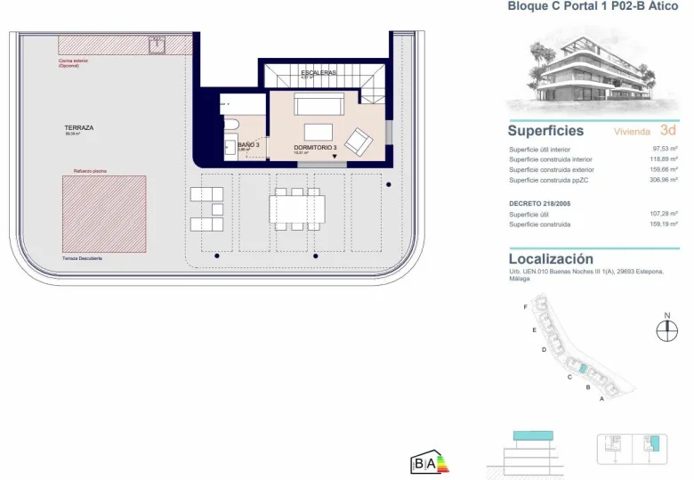 Planskisse — New Build Residential Complex near Estepona – Modern Living by the Sea