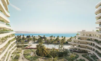 Luxury Beachfront Residences in Málaga City with Panoramic Sea Views