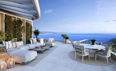 Luxury Beachfront Residences in Málaga City with Panoramic Sea Views