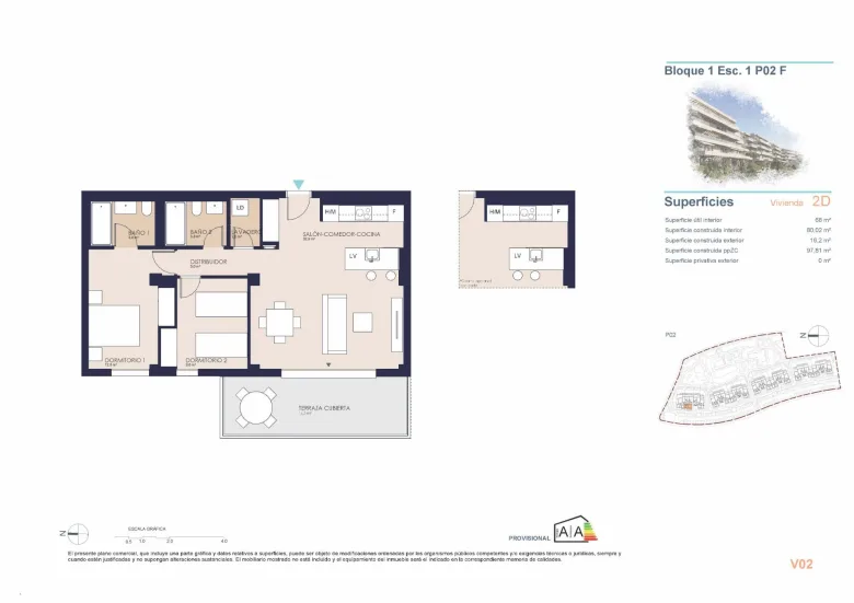 Planskisse — Modern New Build Apartments in El Verger – Coastal Living Just 500 Meters from the Beach