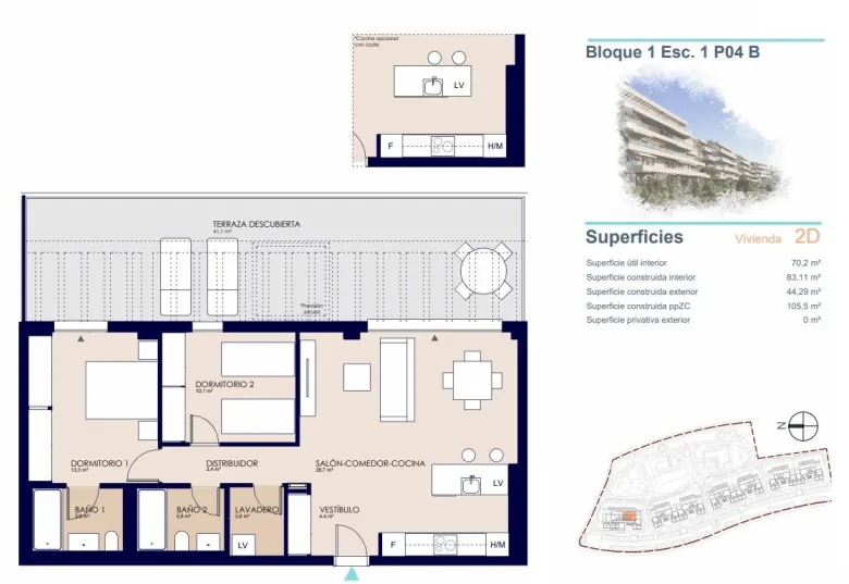 Planskisse — Modern New Build Apartments in El Verger – Coastal Living Just 500 Meters from the Beach
