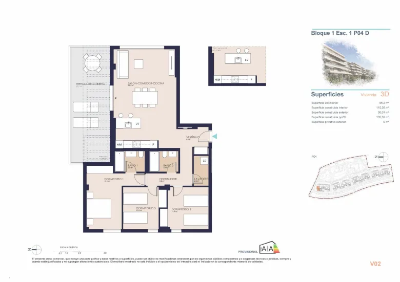 Planskisse — Modern New Build Apartments in El Verger – Coastal Living Just 500 Meters from the Beach