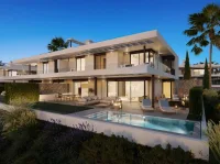 Nybygg i Marbella Øst med utsikt over havet og golfbanen