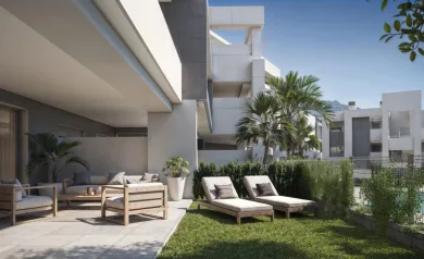 Eksklusivt boligresort med spa og svømmebassenger i Selwo-området, Estepona