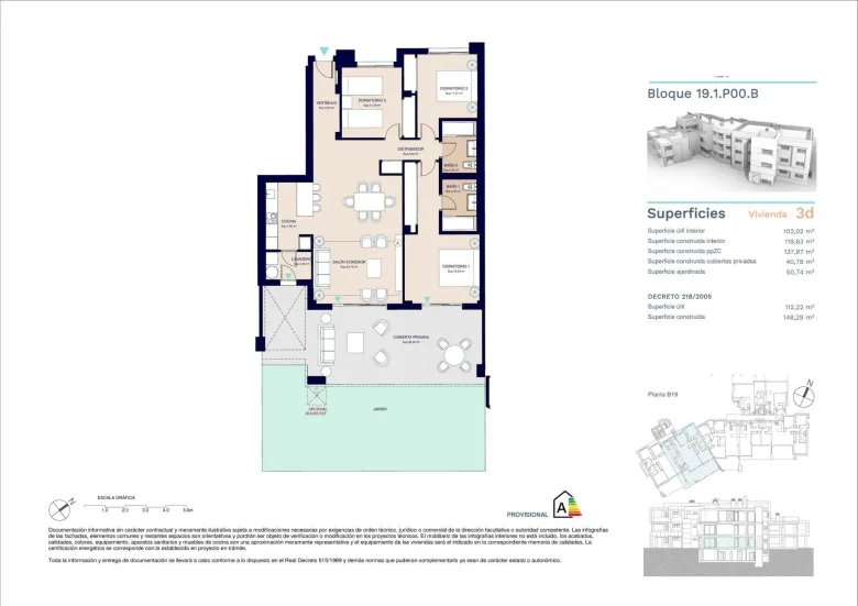 Planskisse — Eksklusivt boligresort med spa og svømmebassenger i Selwo-området, Estepona