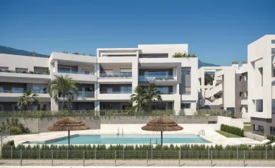 Eksklusivt boligresort med spa og svømmebassenger i Selwo-området, Estepona