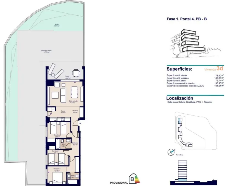Planskisse — New Build Apartments for Sale in Alicante with Exceptional Amenities