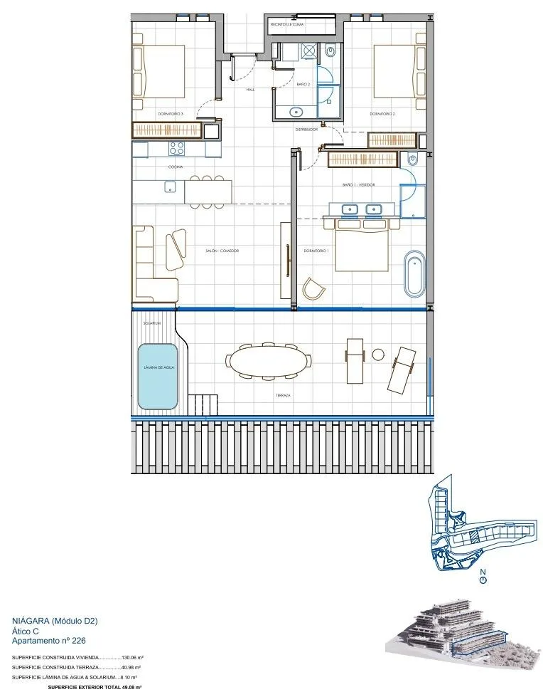 Planskisse — Exclusive Sustainable Residences in El Higuerón, Costa del Sol