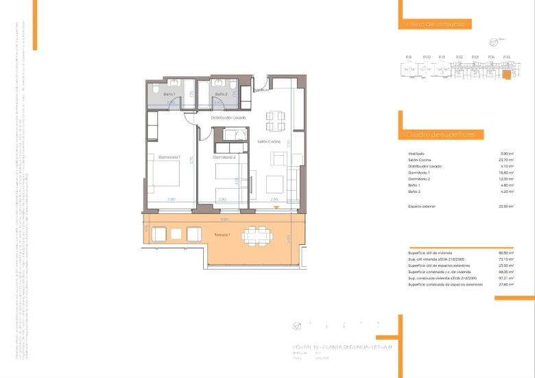 Planskisse — New Build Apartments for Sale in Benalmádena Pueblo Costa del Sol