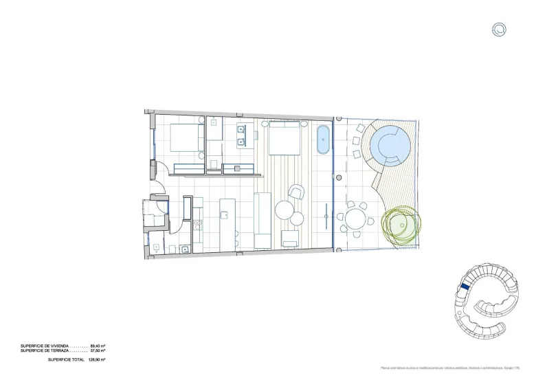 Planskisse — Exclusive Sustainable Residences in El Higuerón, Costa del Sol