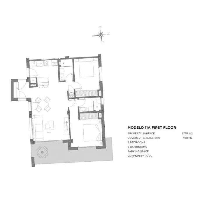 Planskisse — New Mediterranean-Style Residences in Los Alcázares, Costa Cálida