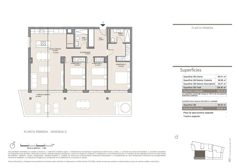 Planskisse — Eksklusive nybyggede leiligheter og penthouse-leiligheter med havutsikt i Fuengirola