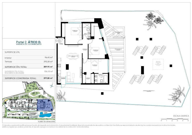 Planskisse — Sea View New Build Homes in Benalmadena, Costa del Sol