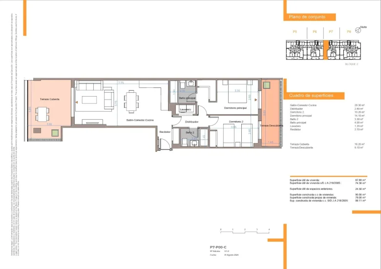 Planskisse — New Build Apartments for Sale in Benalmádena Pueblo Costa del Sol