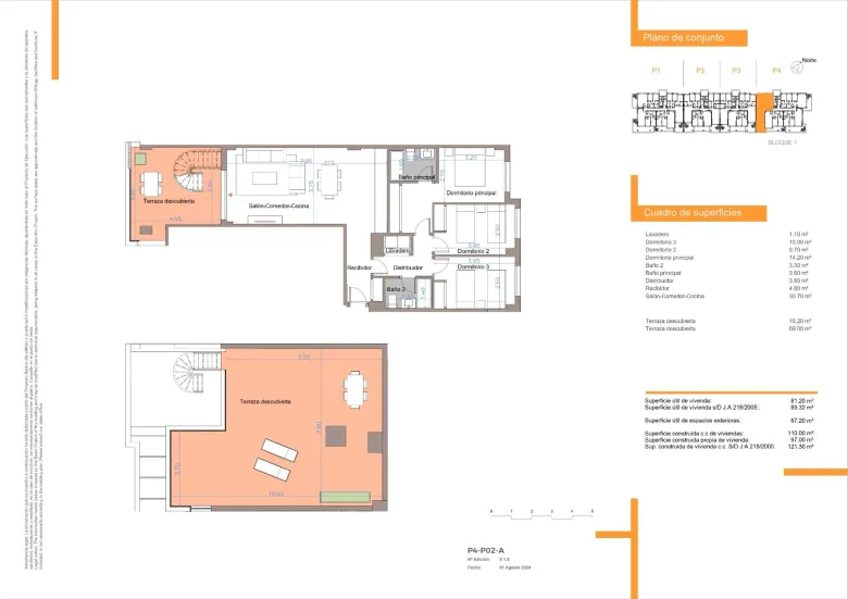 Planskisse — New Build Apartments for Sale in Benalmádena Pueblo Costa del Sol