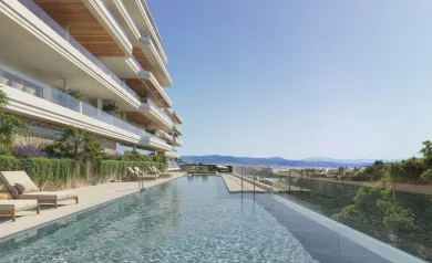 Nybyggede leiligheter med havutsikt til salgs i Torremolinos, Costa del Sol